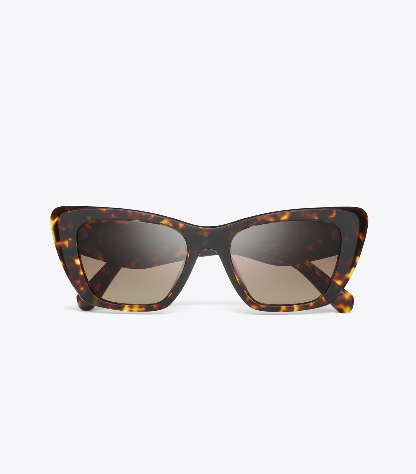 Tory Burch Kira Cat-Eye Sunglasses - Dark Tortoise/Brown Polar