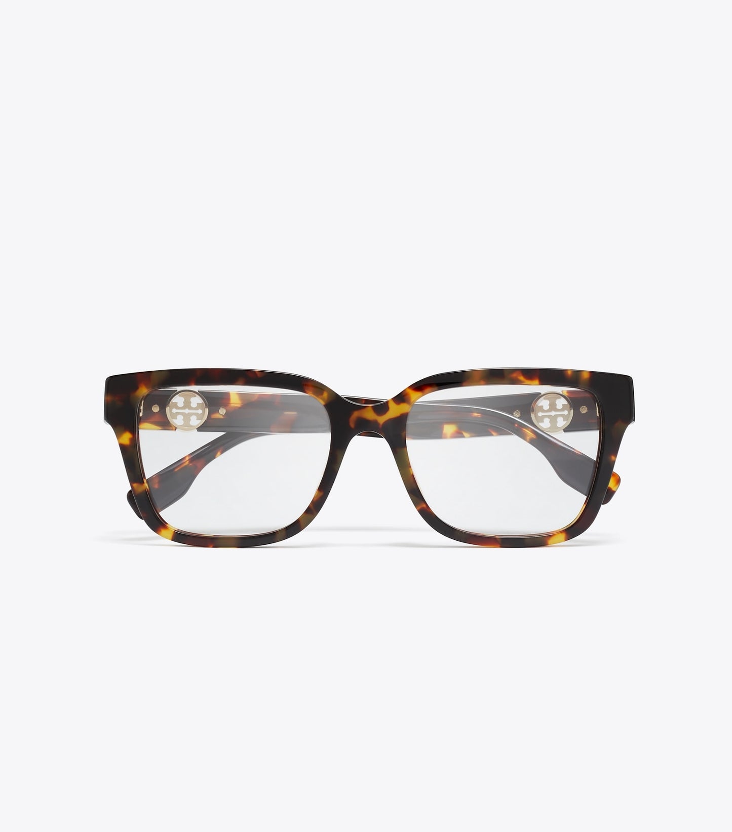 Tory Burch Miller Square Eyeglasses - Dark Tortoise