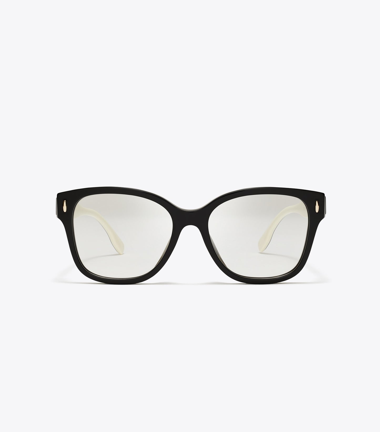 Tory Burch Miller Square Eyeglasses - Black/Ivory