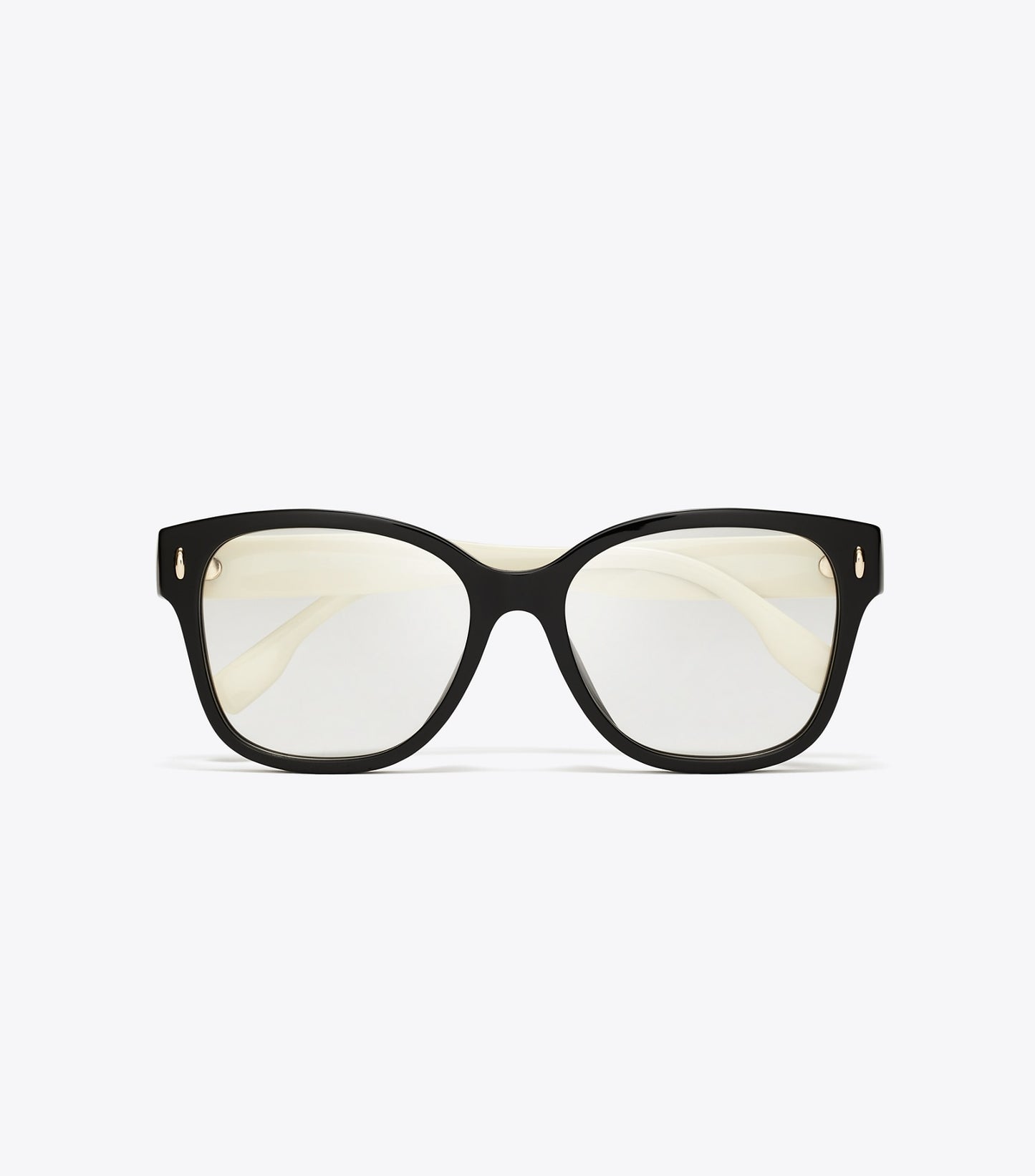 Tory Burch Miller Square Eyeglasses - Black/Ivory