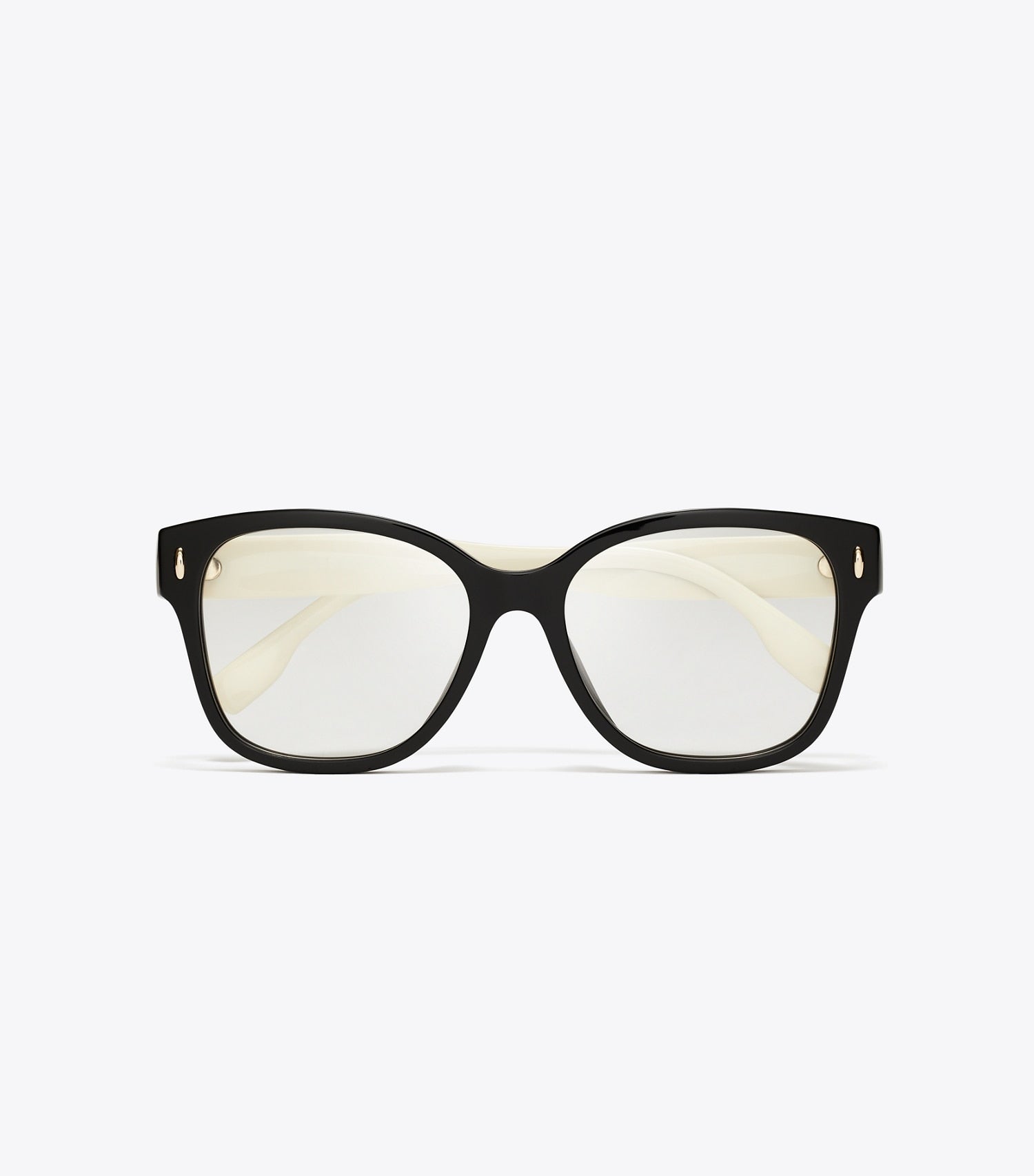 Tory Burch Miller Square Eyeglasses - Black/Ivory