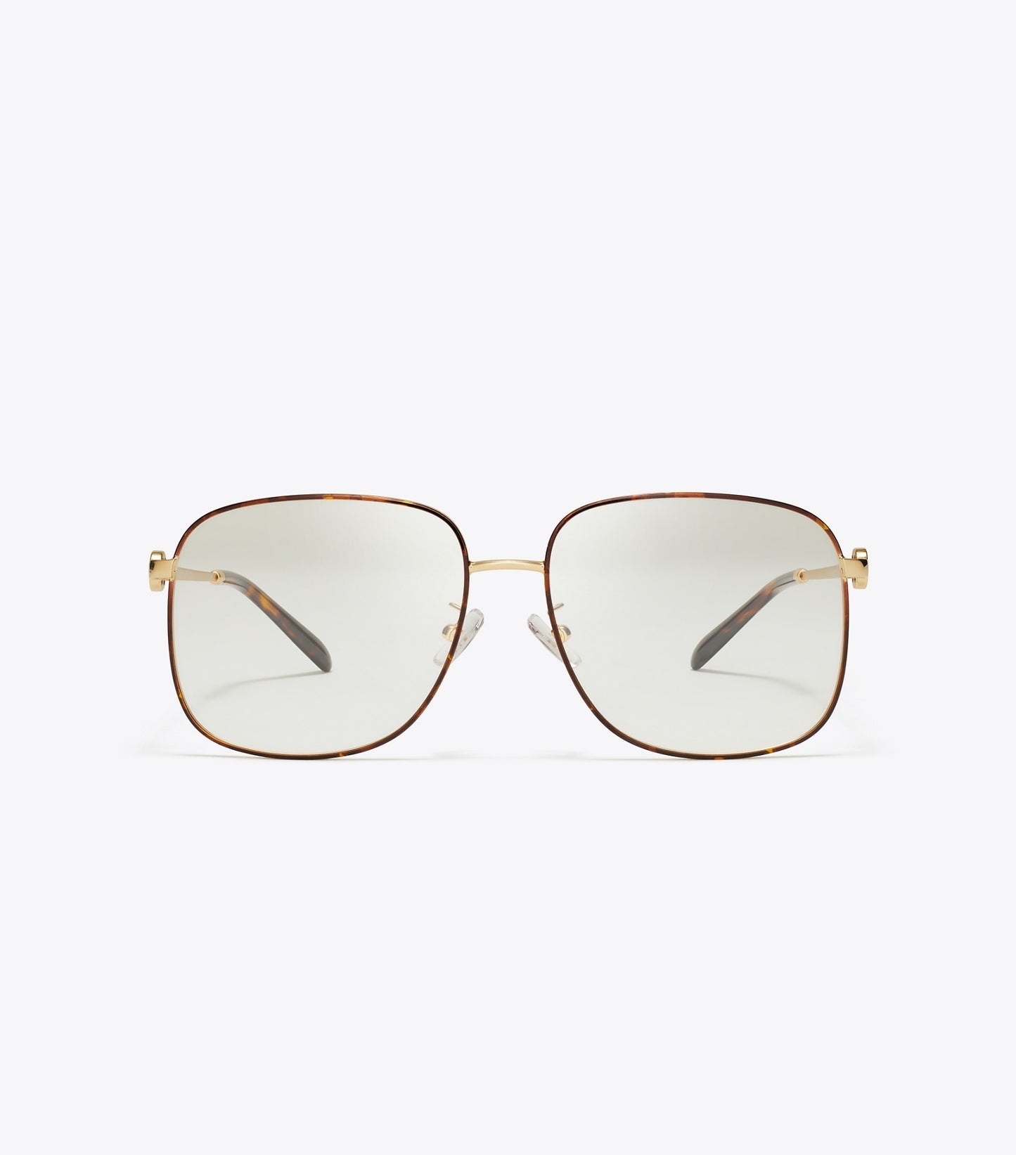 Tory Burch Miller Metal Square Eyeglasses - Gold