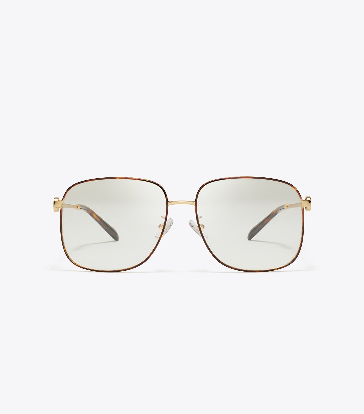 Tory Burch Miller Metal Square Eyeglasses - Gold