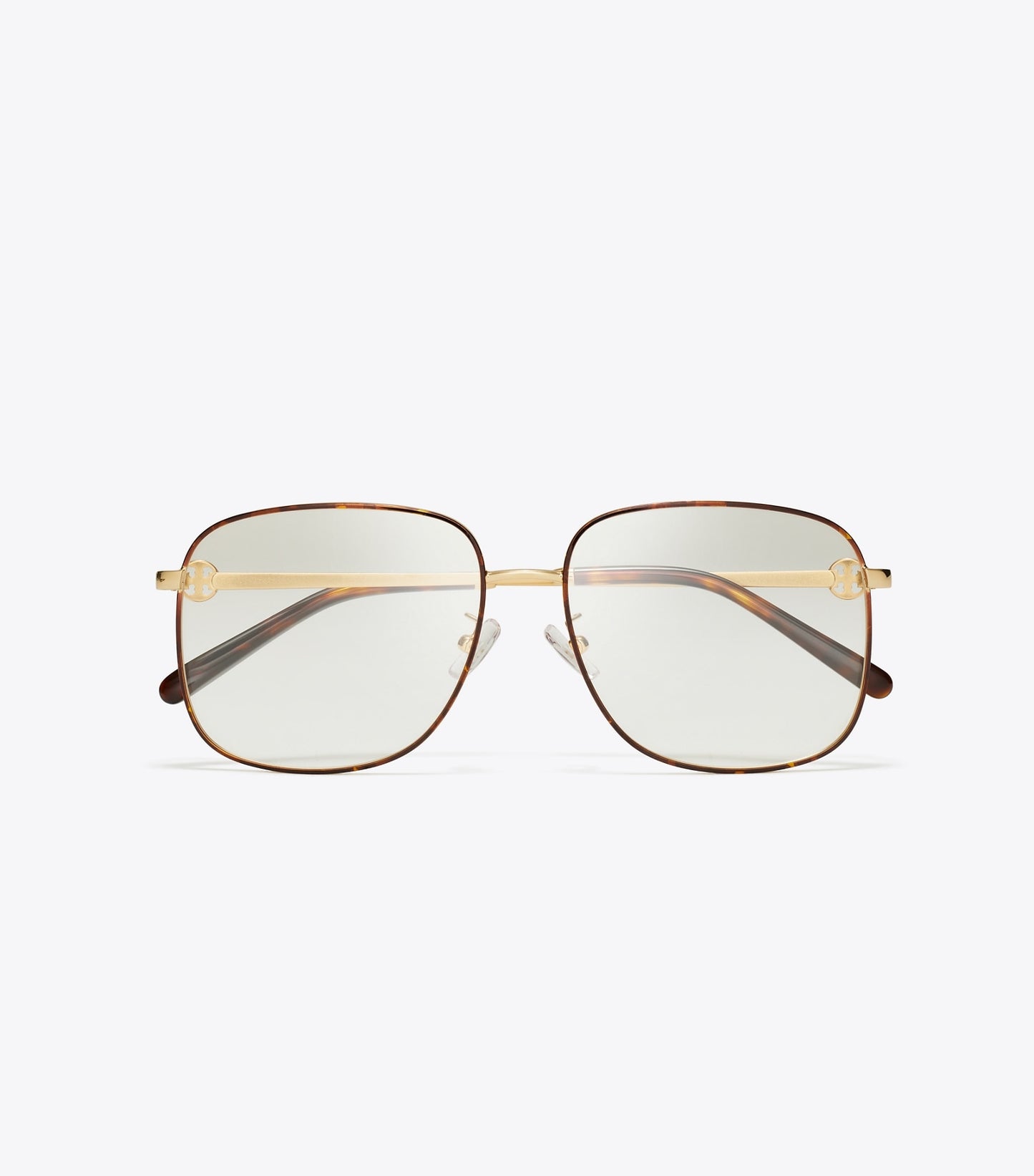 Tory Burch Miller Metal Square Eyeglasses - Gold
