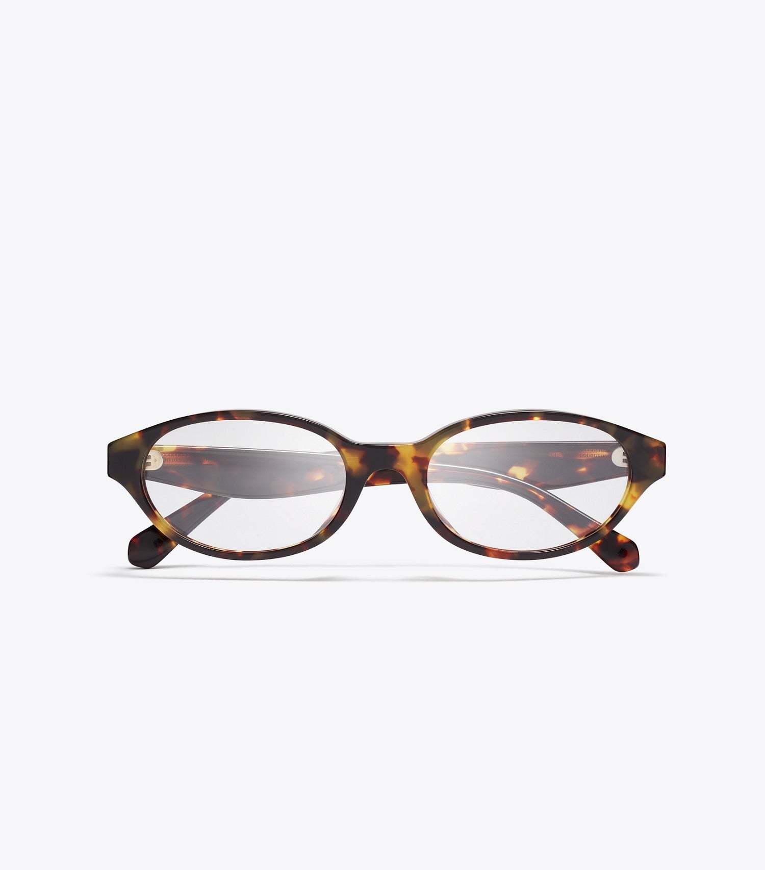 Tory Burch Kira Oval Eyeglasses - Dark Tortoise