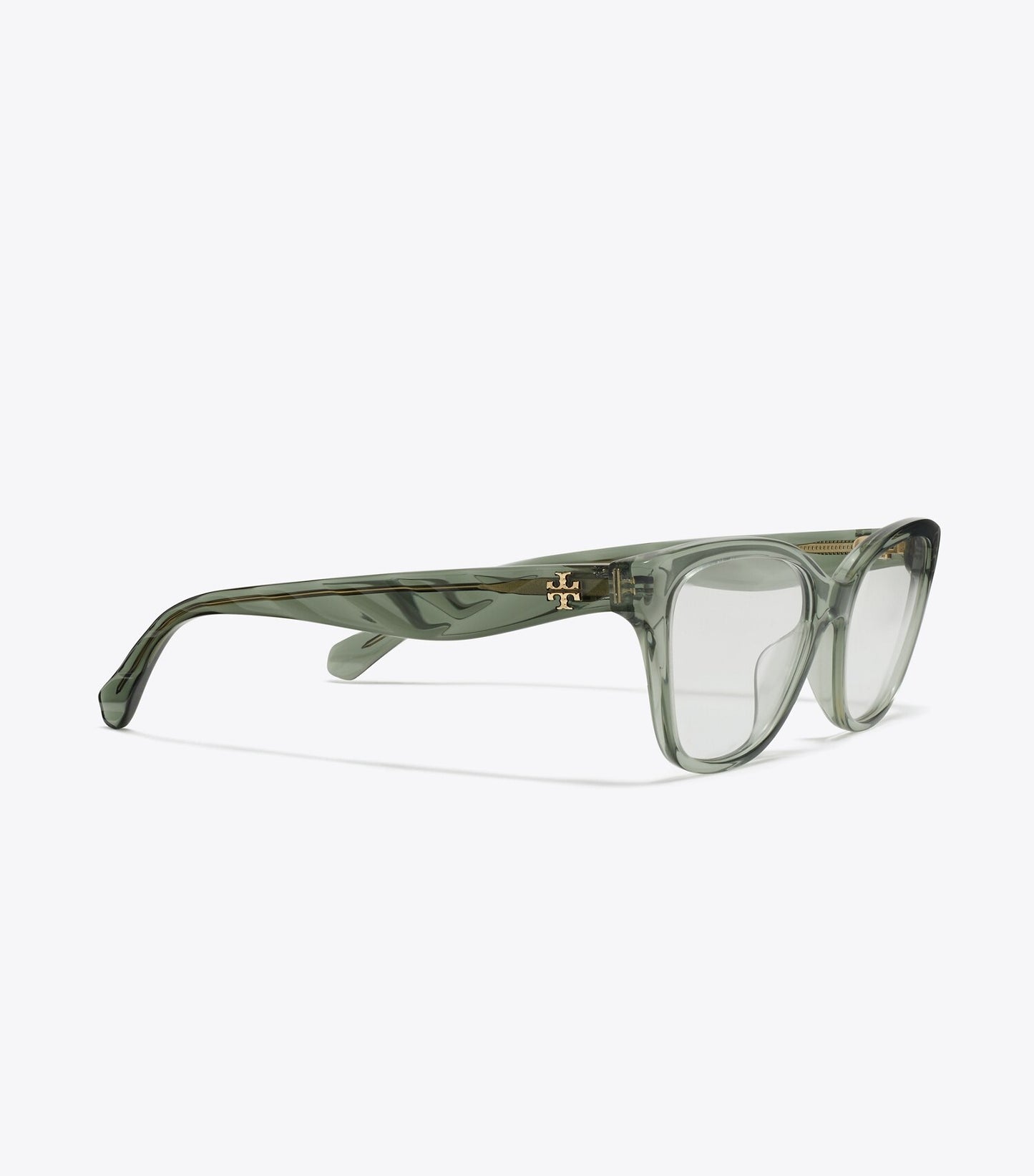 Tory Burch Kira Cat-Eye Eyeglasses - Transparent Sage