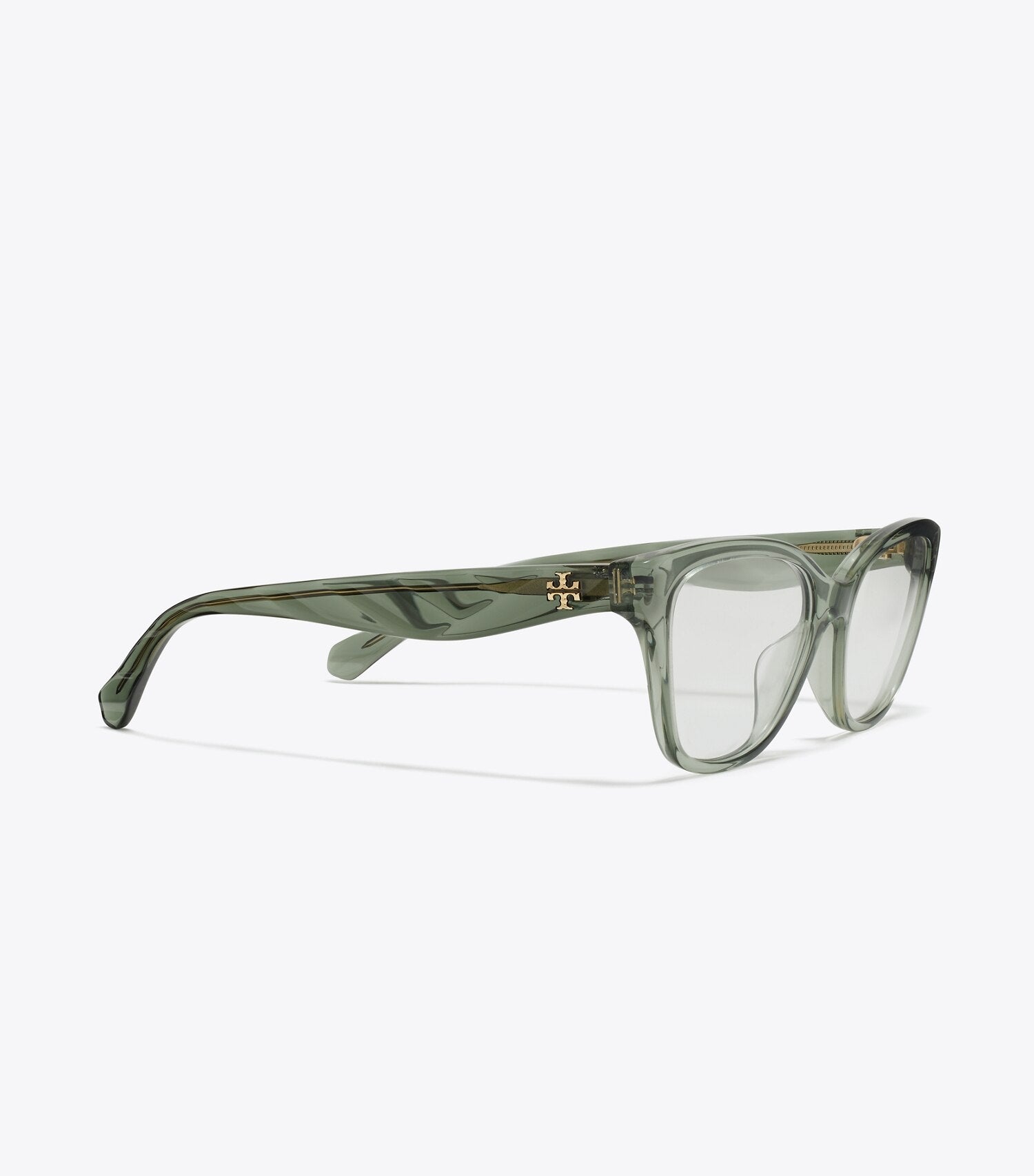 Tory Burch Kira Cat-Eye Eyeglasses - Transparent Sage
