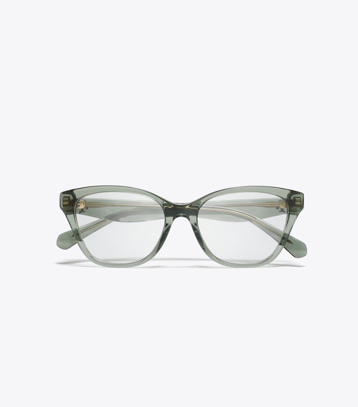 Tory Burch Kira Cat-Eye Eyeglasses - Transparent Sage