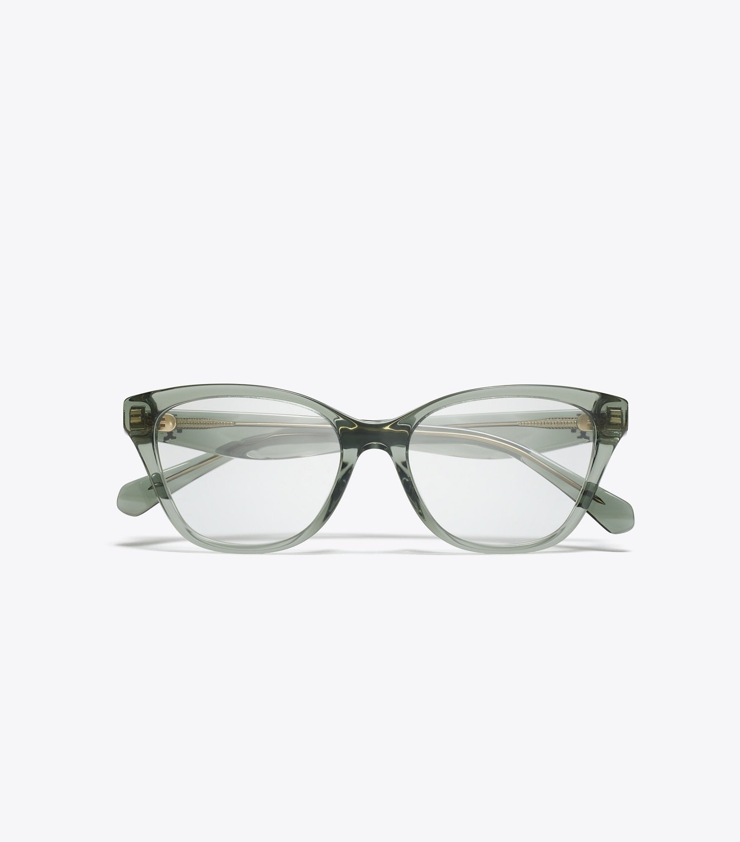 Tory Burch Kira Cat-Eye Eyeglasses - Transparent Sage