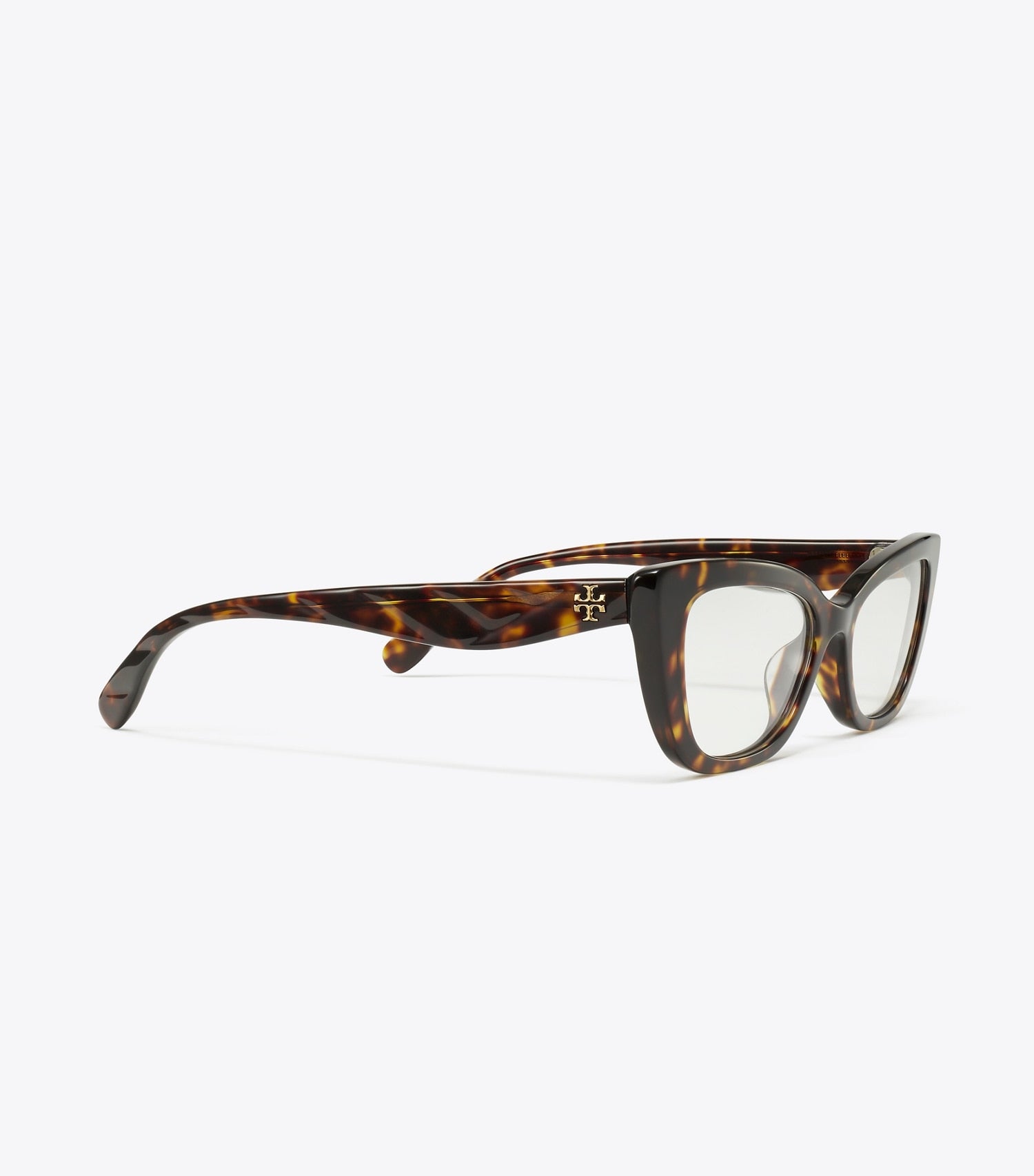 Tory Burch Kira Cat-Eye Eyeglasses - Dark Tortoise
