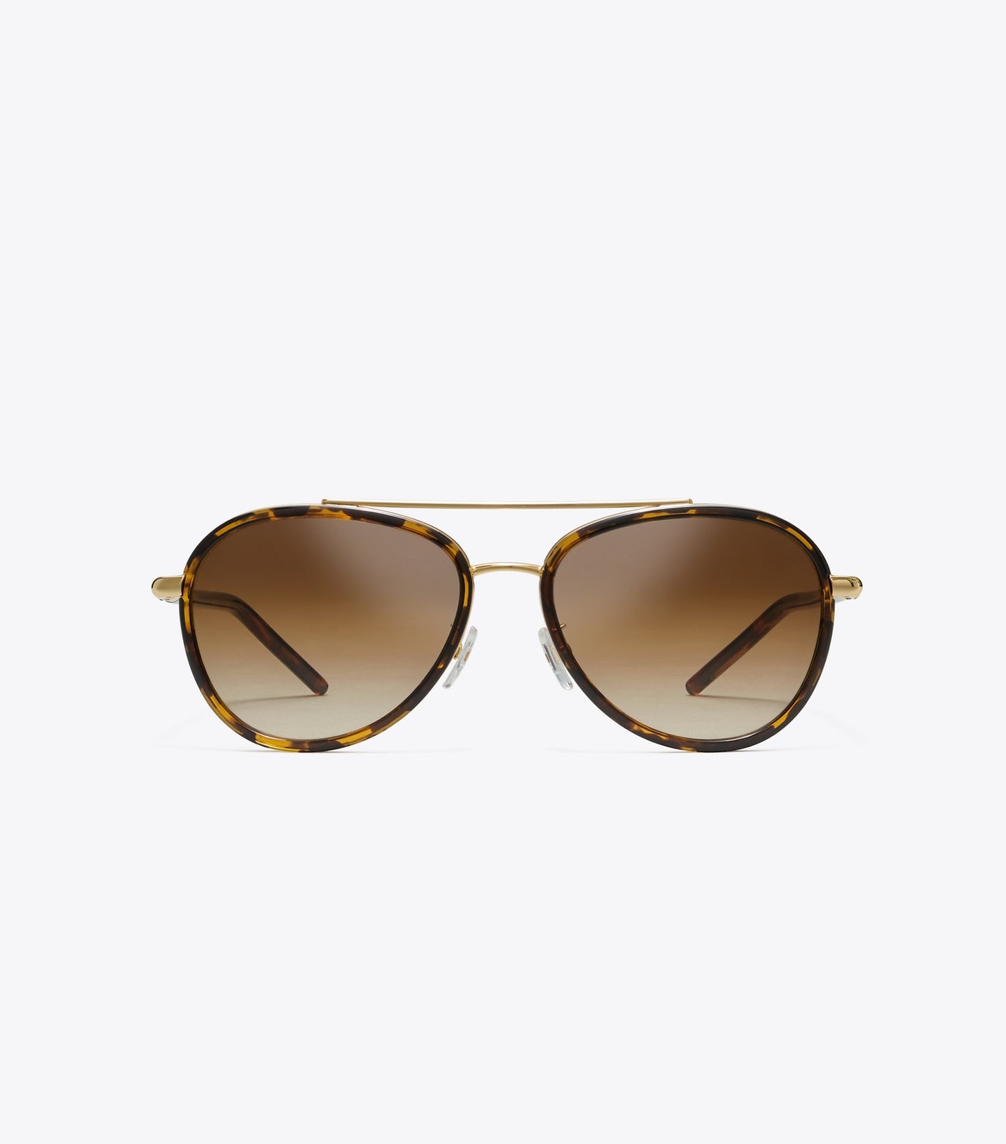 Tory Burch Eleanor Pilot Sunglasses - Dark Tortoise