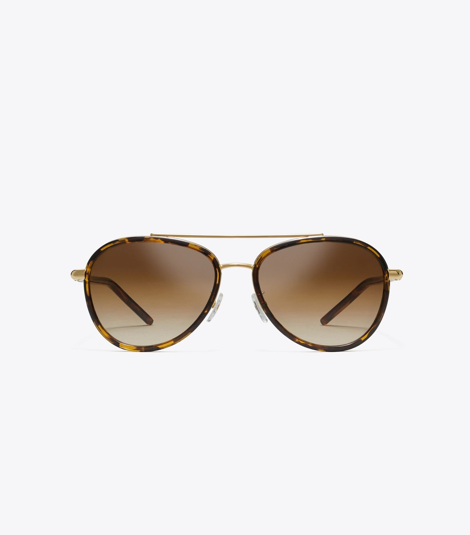 Tory Burch Eleanor Pilot Sunglasses - Dark Tortoise
