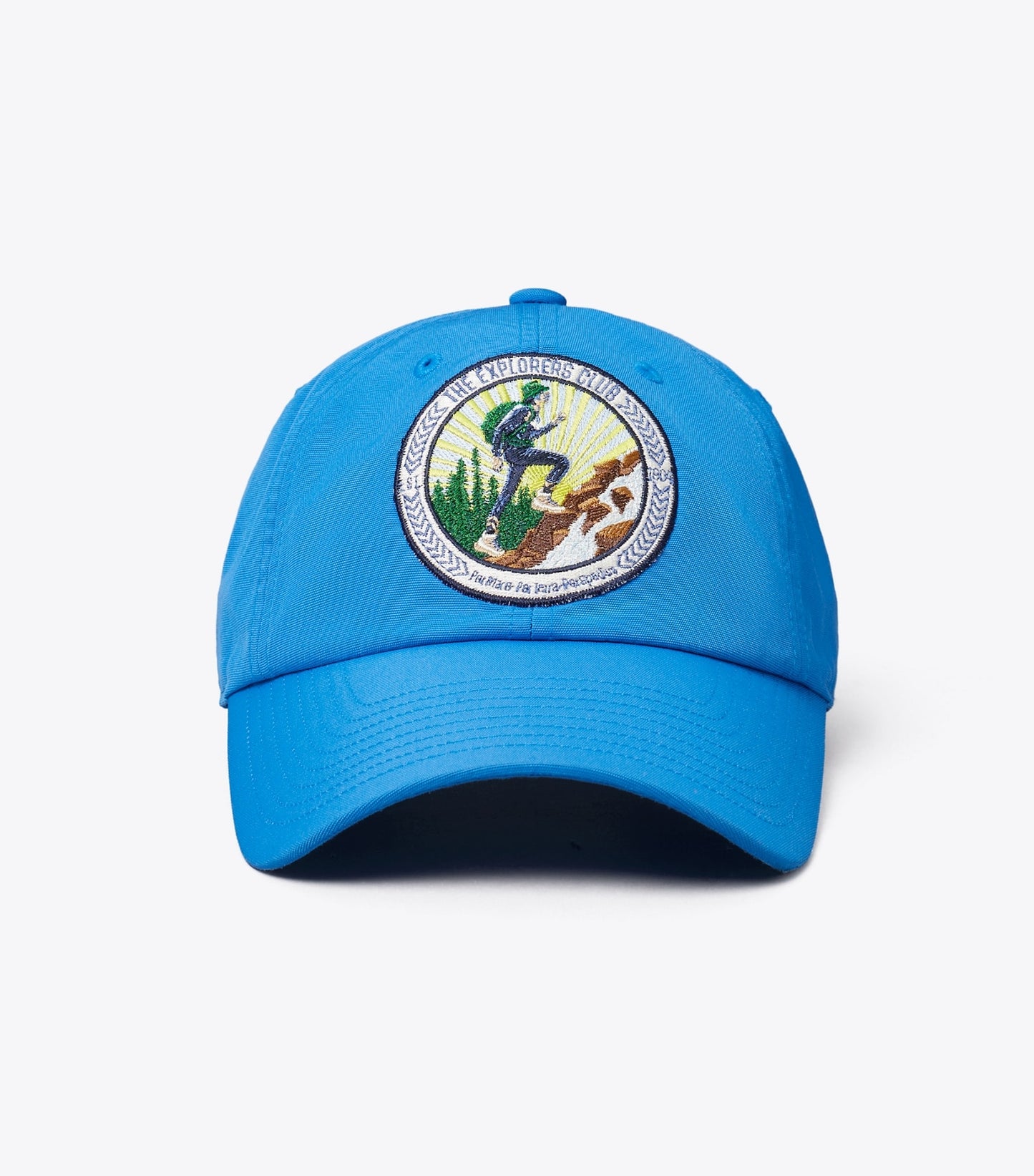 Tory Burch The Explorers Club Baseball Cap - Bay Blue