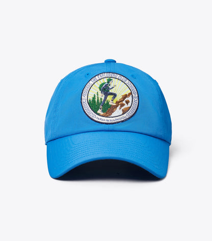 Tory Burch The Explorers Club Baseball Cap - Bay Blue