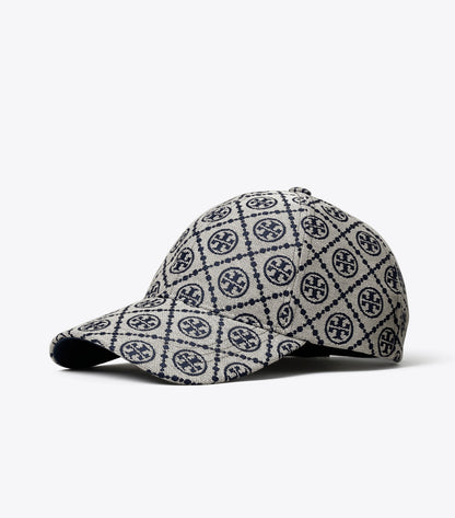 Tory Burch T Monogram Baseball Cap - Navy