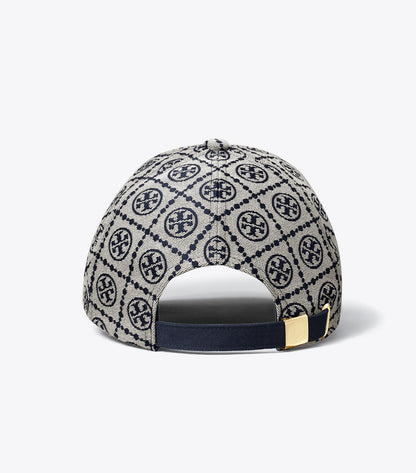 Tory Burch T Monogram Baseball Cap - Navy