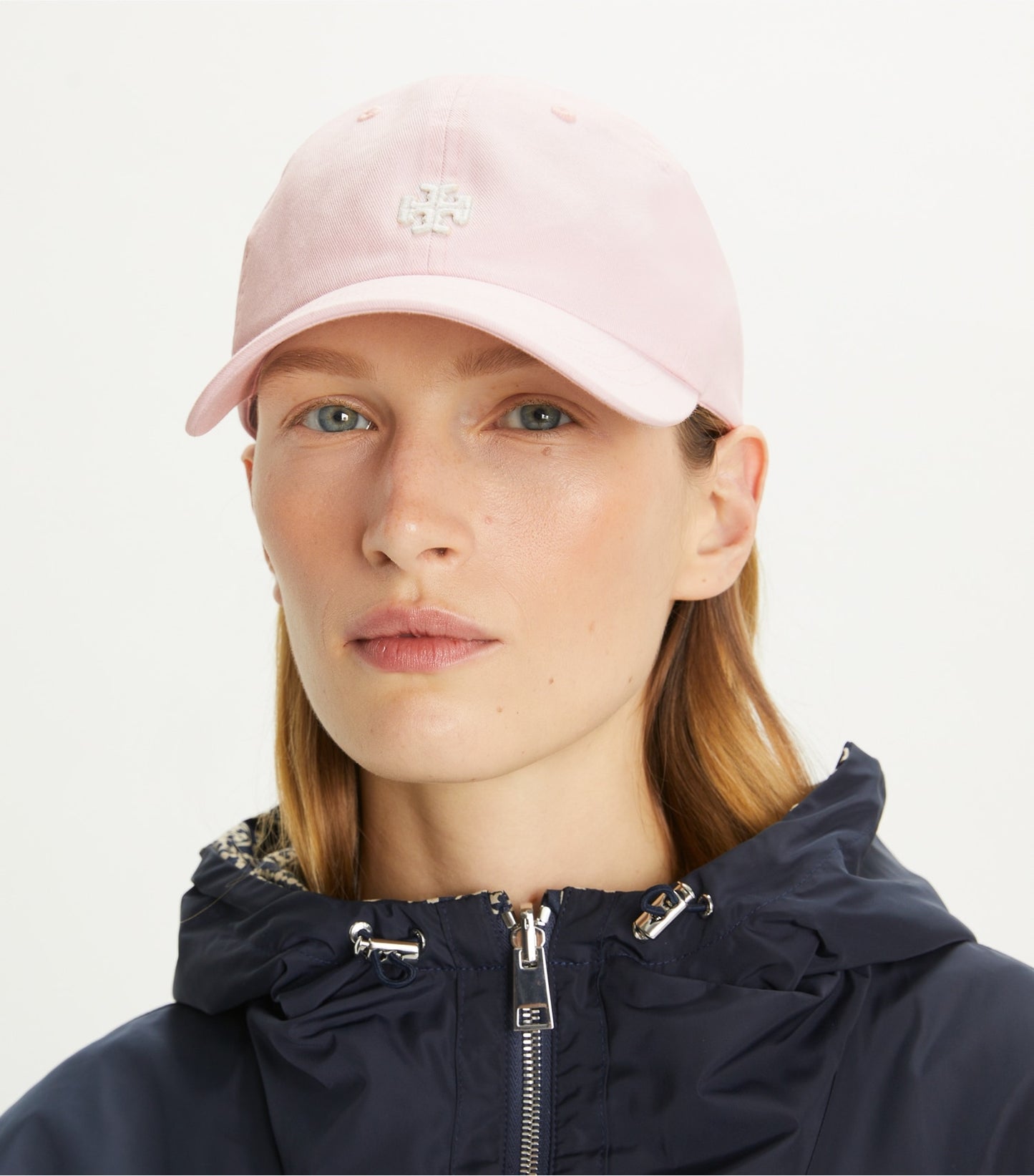 Tory Burch Logo Cap - Ivory Pearl