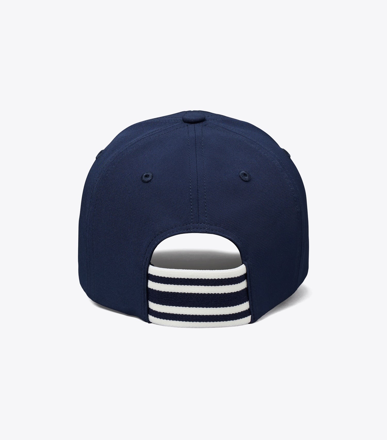 Tory Burch Logo Elastic Cap - Tory Navy