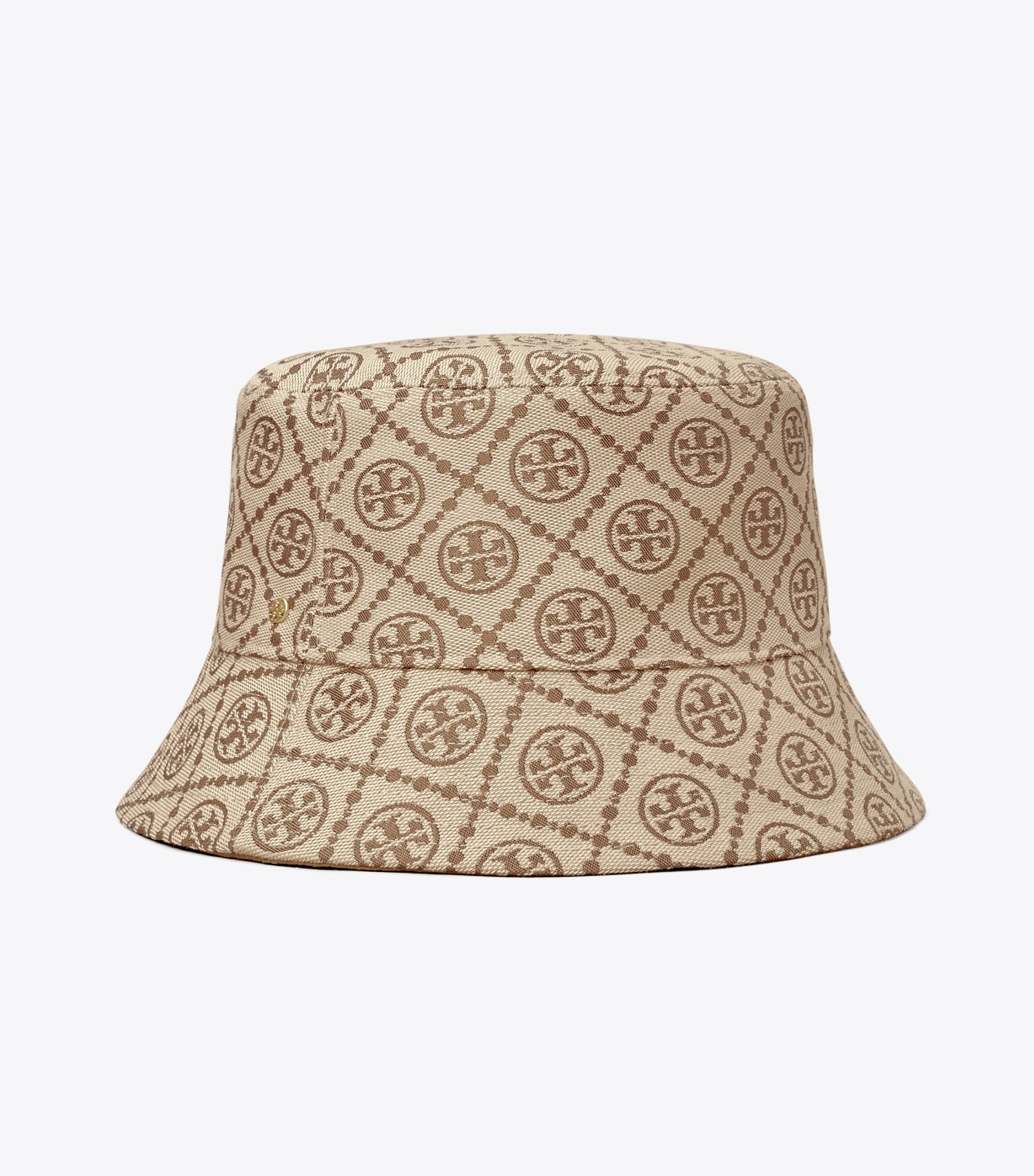 Tory Burch T Monogram Short-Brim Bucket Hat - Hazel