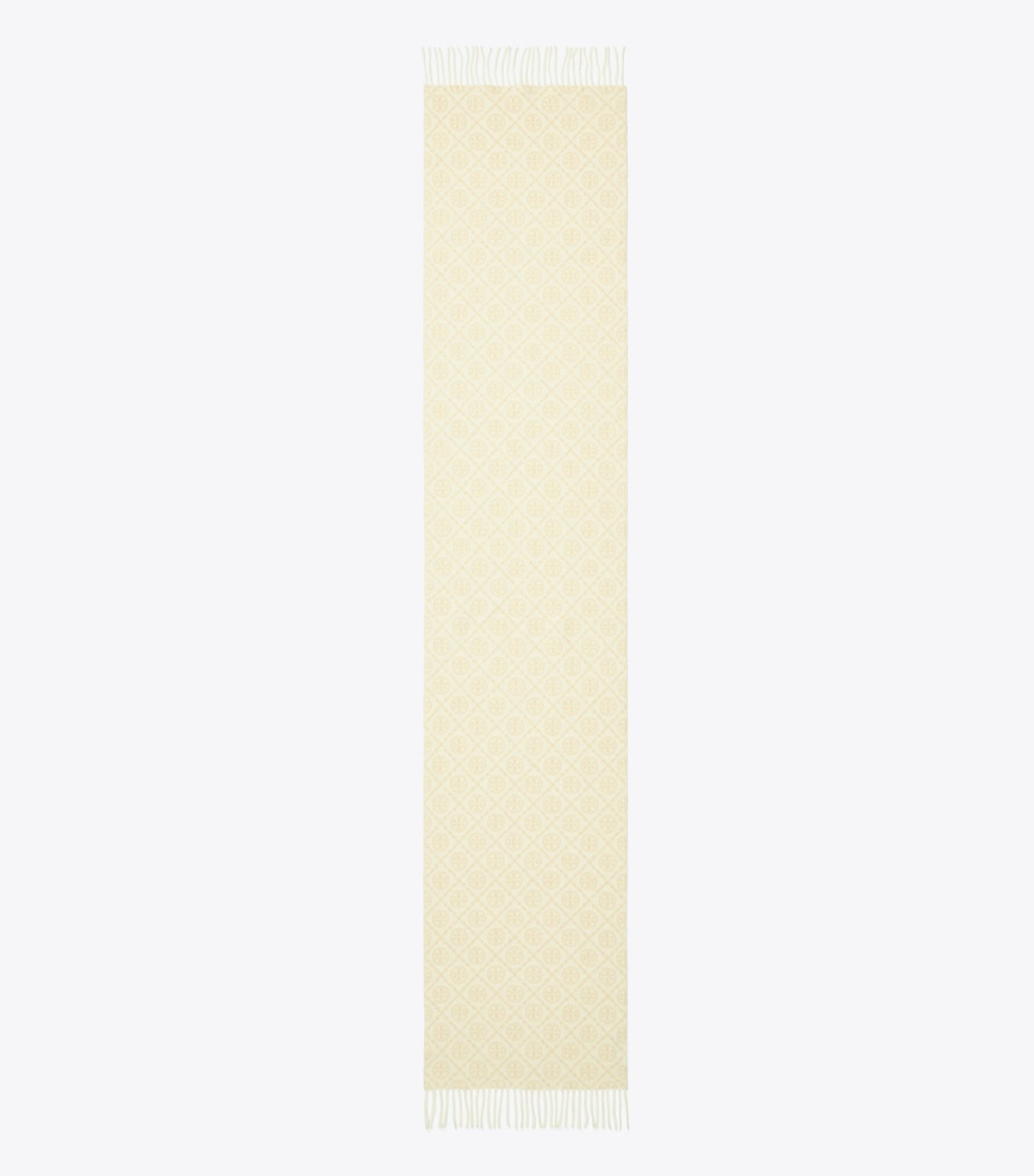 Tory Burch T Monogram Oblong Scarf - Ivory