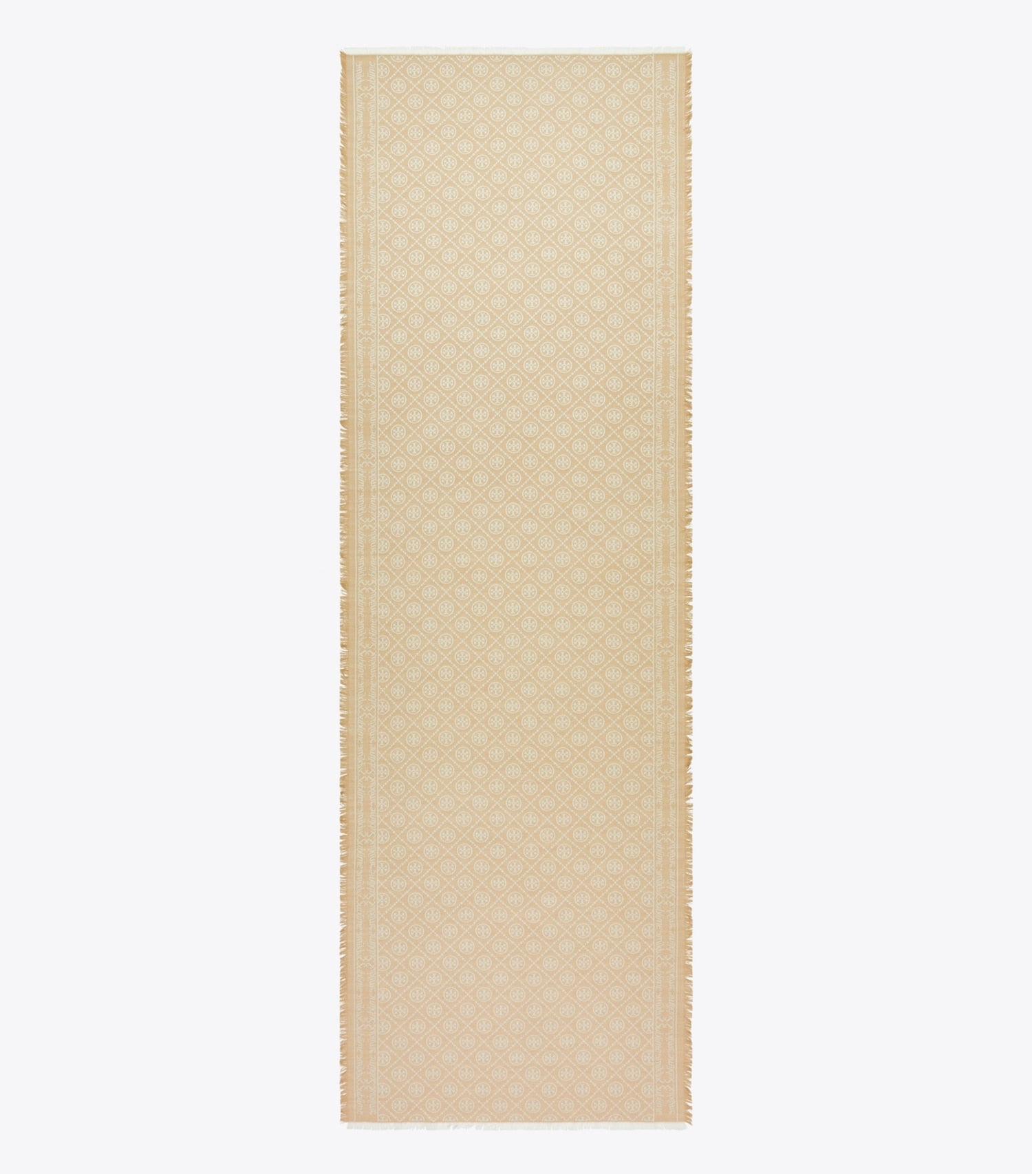 Tory Burch T Monogram Jacquard Oblong Scarf - Fresh Clay