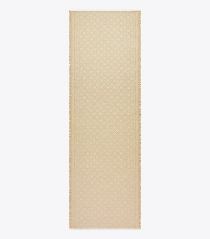 Tory Burch T Monogram Jacquard Oblong Scarf - Fresh Clay