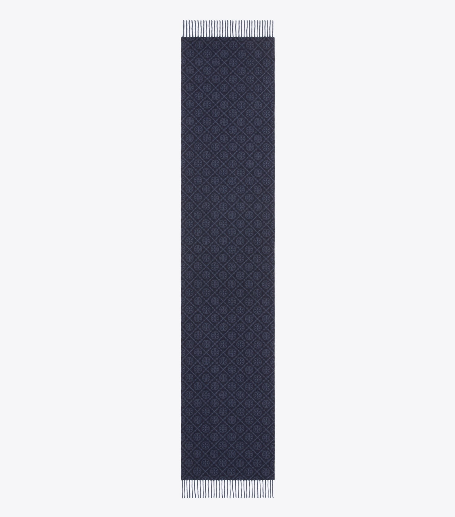 Tory Burch T Monogram Oblong Scarf - Tory Navy