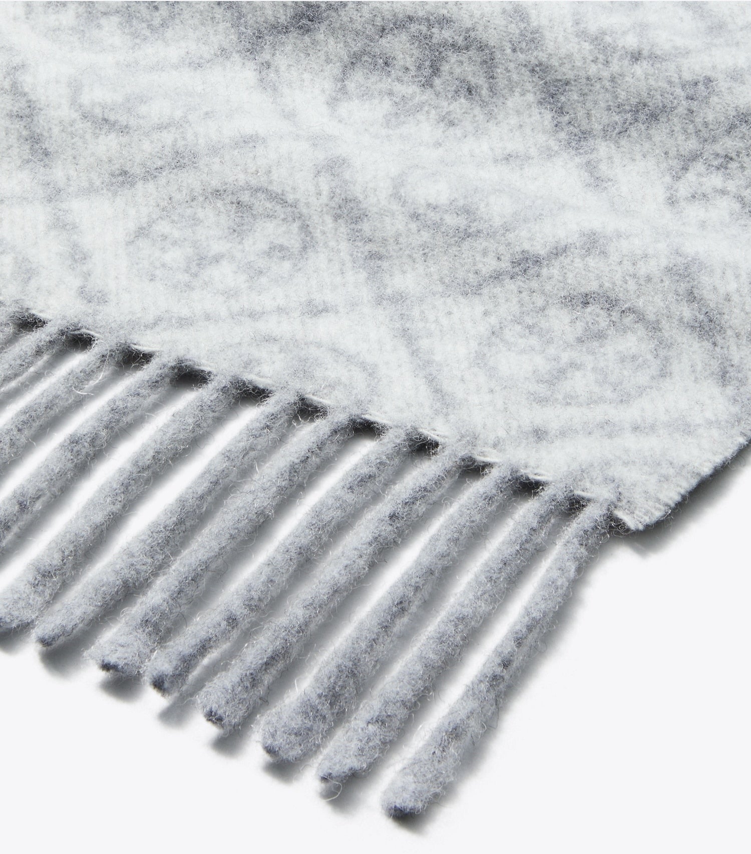 Tory Burch T Monogram Oblong Scarf - Gray