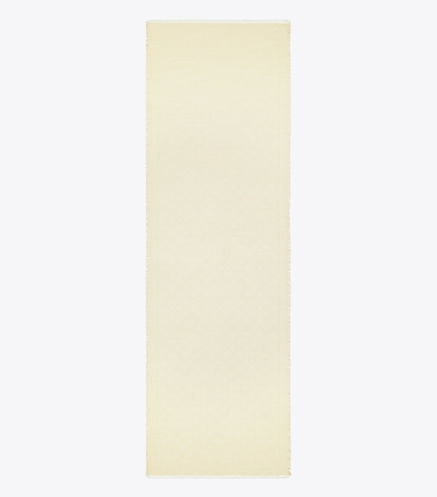 Tory Burch T Monogram Jacquard Oblong Scarf - Light Cream