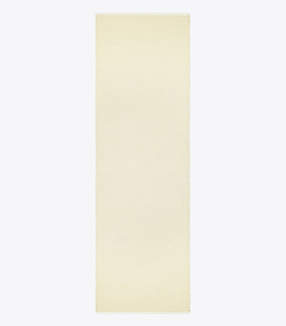 Tory Burch T Monogram Jacquard Oblong Scarf - Light Cream