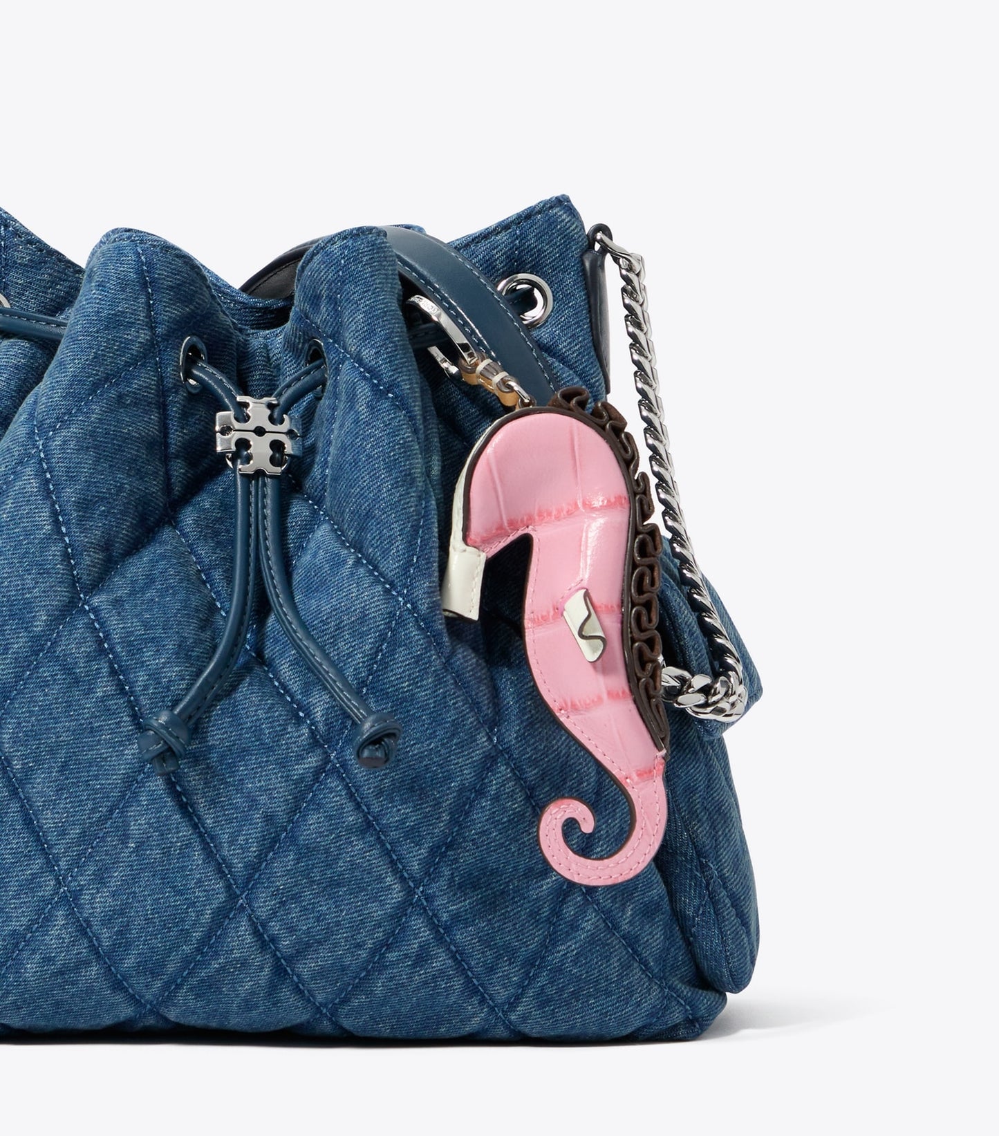 Tory Burch Seahorse Bag Charm - Rose Sunset