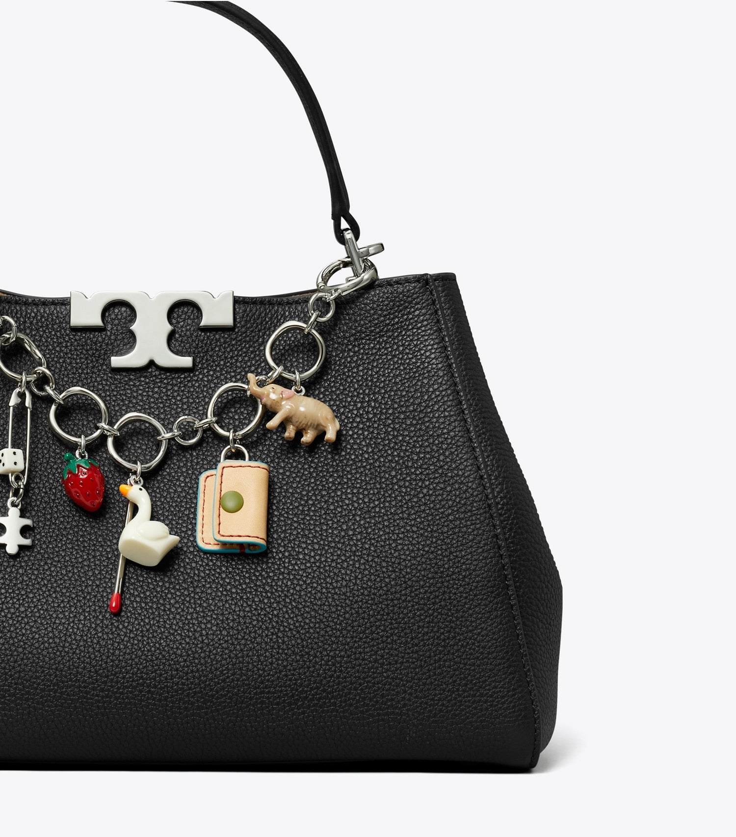 Tory Burch Swan Multi-Charm Bag Chain - Multi