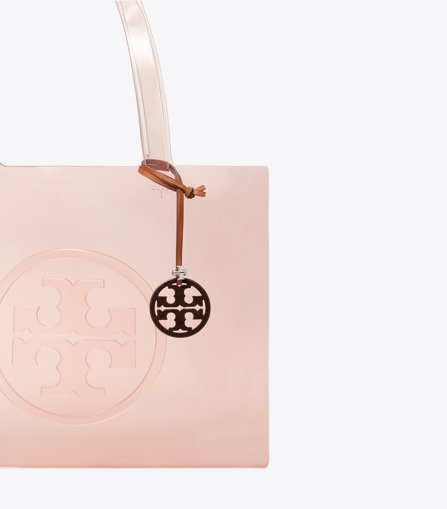 Tory Burch Miller Logo Bag Charm - Dark Cocoa