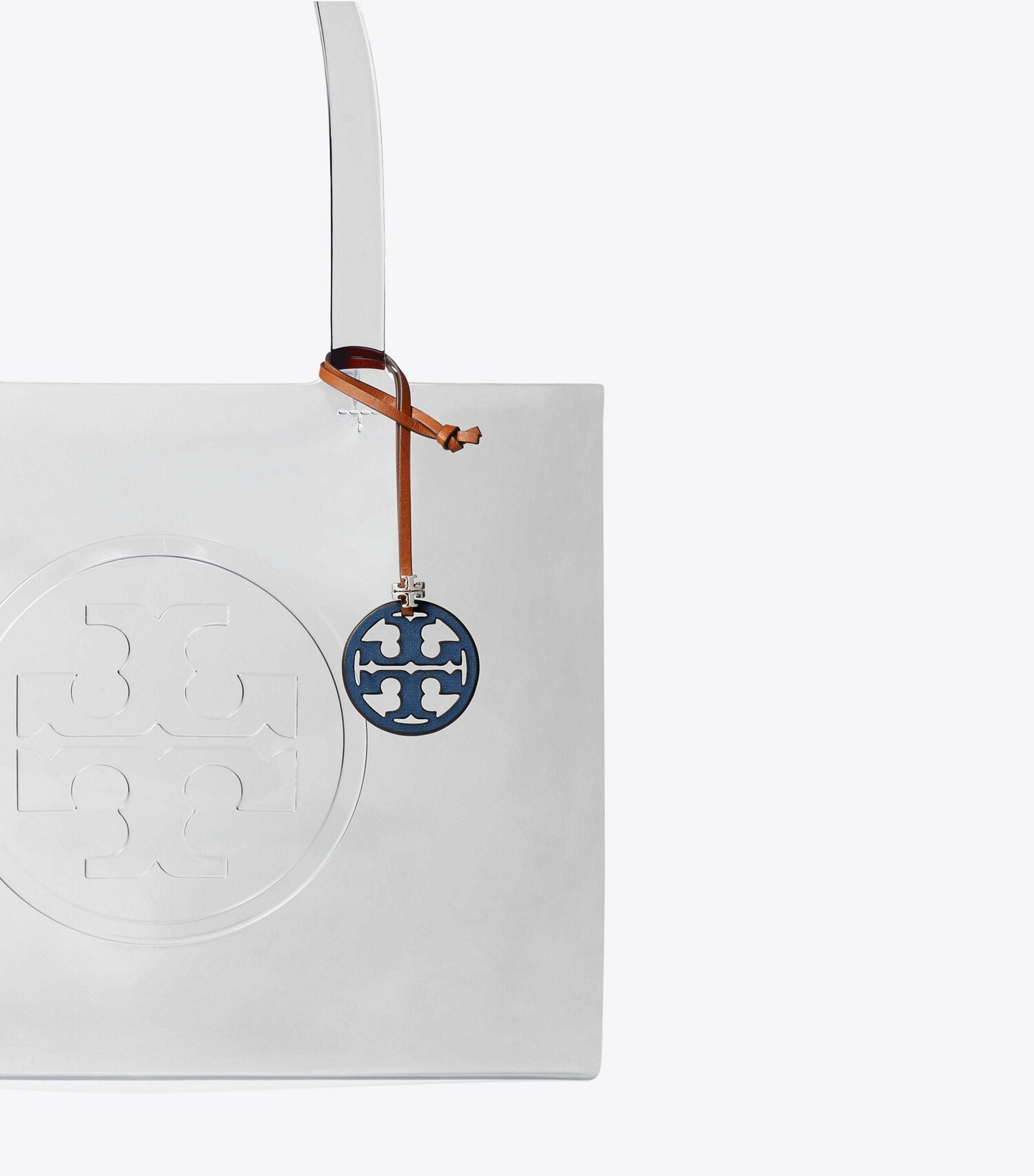 Tory Burch Miller Logo Bag Charm - Soft Blue