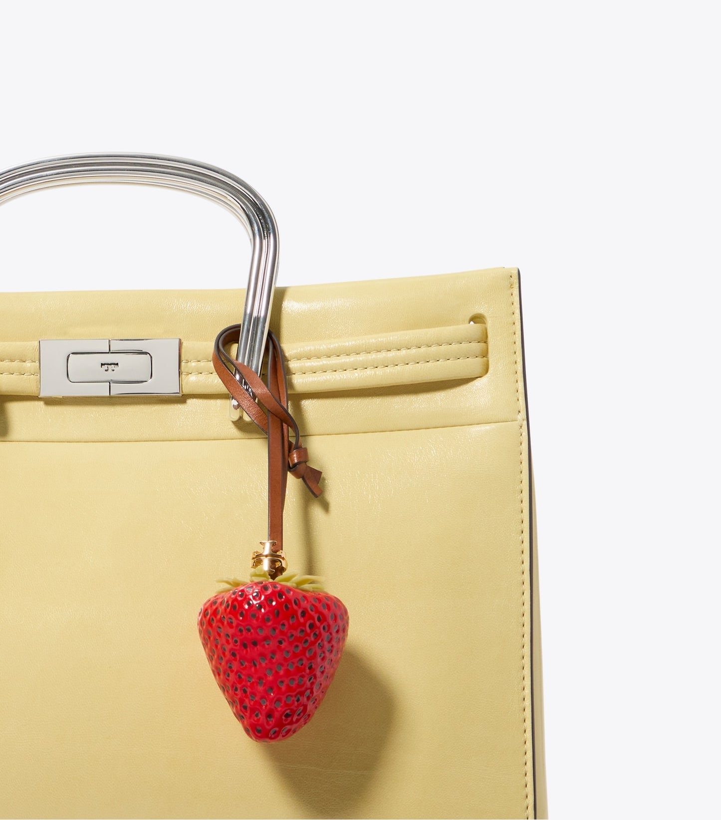 Tory Burch Strawberry Bag Charm - New Poppy / Tempranillo