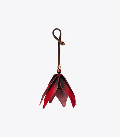 Tory Burch Flower Bag Charm - Red