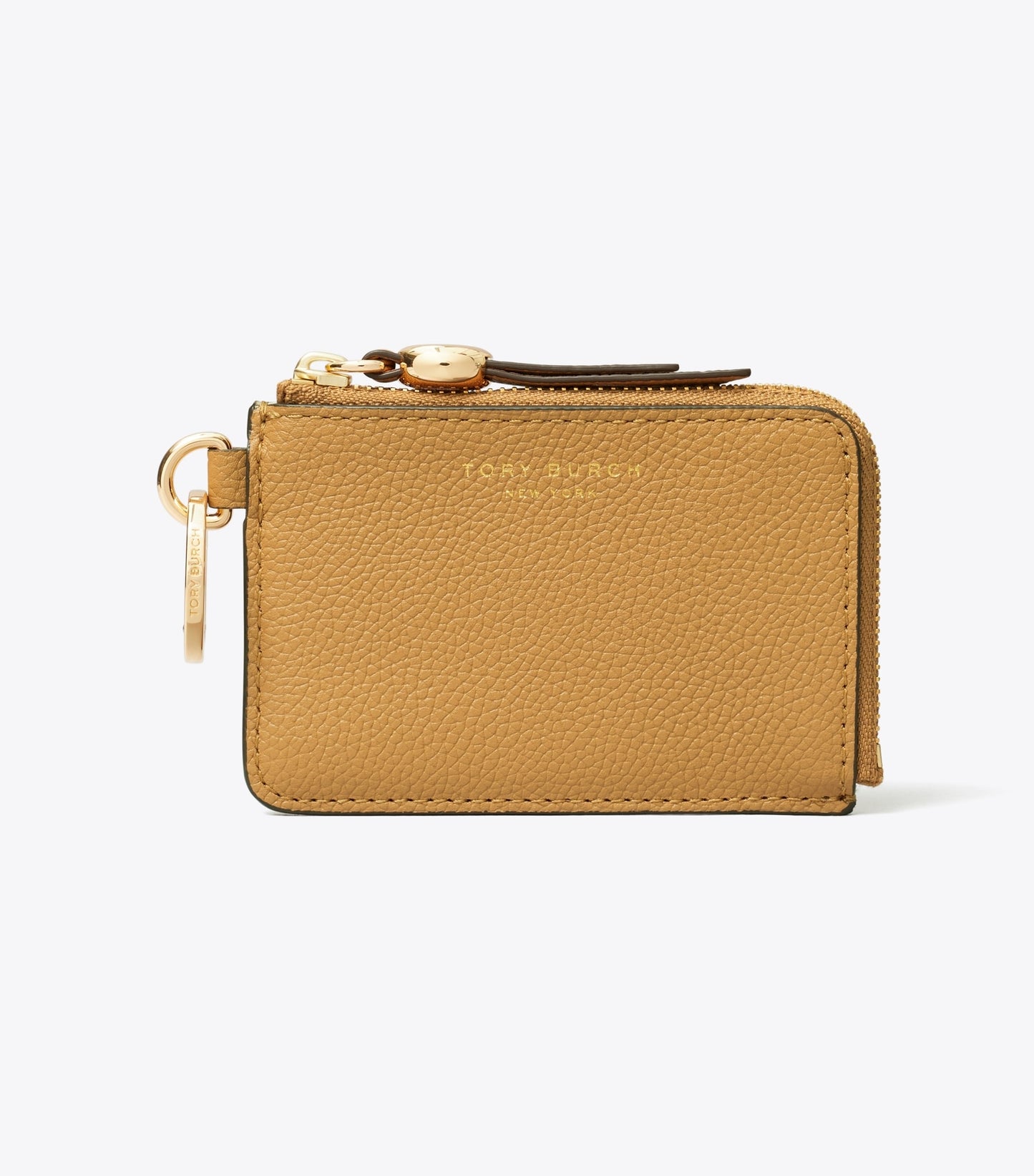 Tory Burch Leather Card Case Bag Charm - Tiramisu
