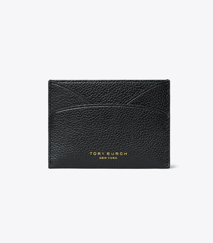Tory Burch Romy Flat Card Case - Black