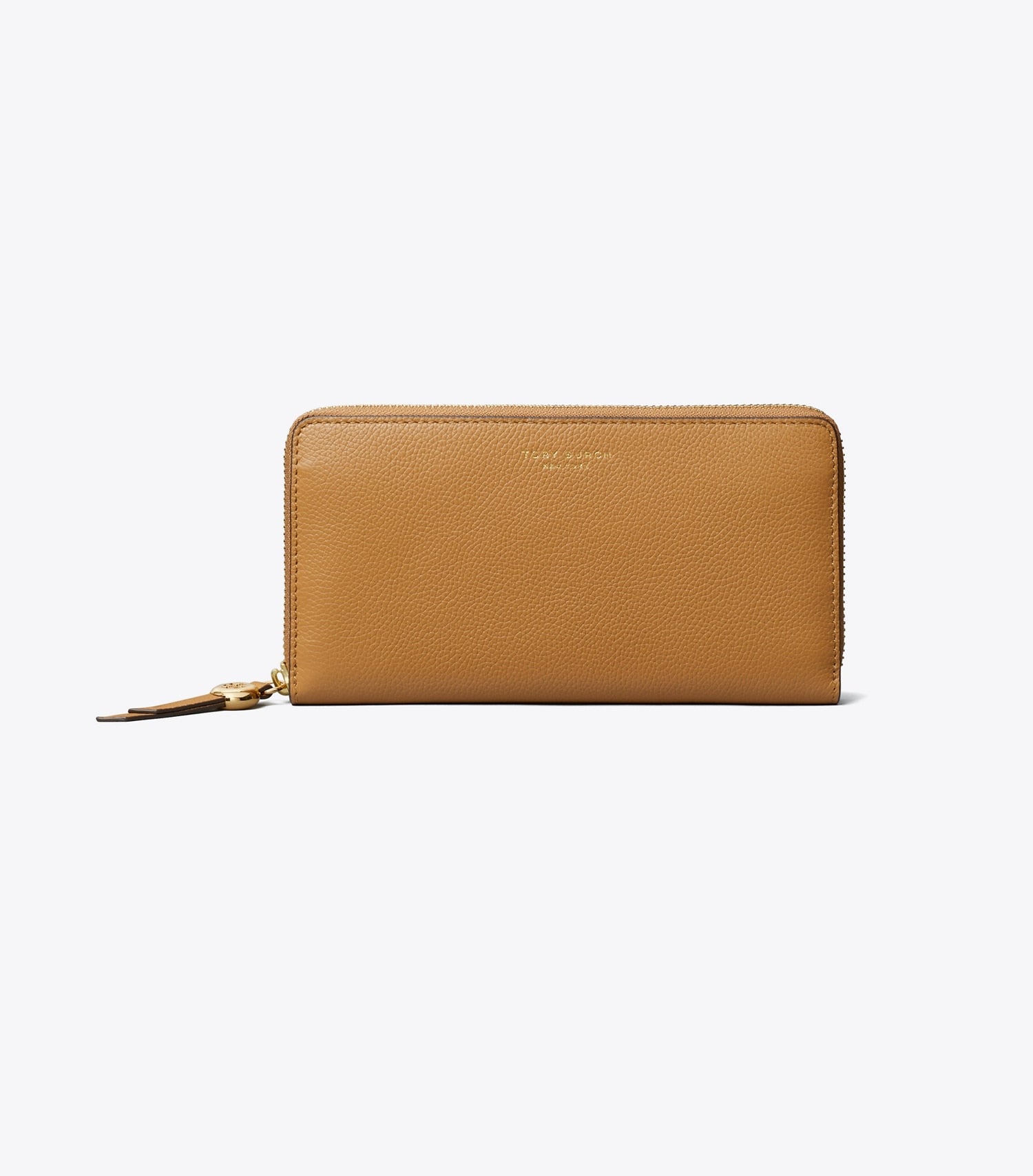 Tory Burch Leather Zip Continental Wallet - Tiramisu
