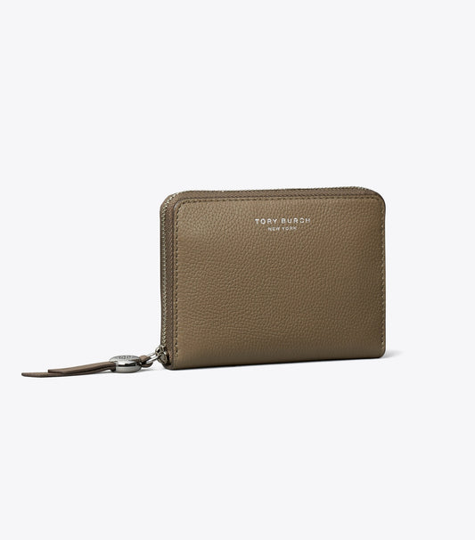 Tory Burch Medium Leather Wallet - Wild Mushroom
