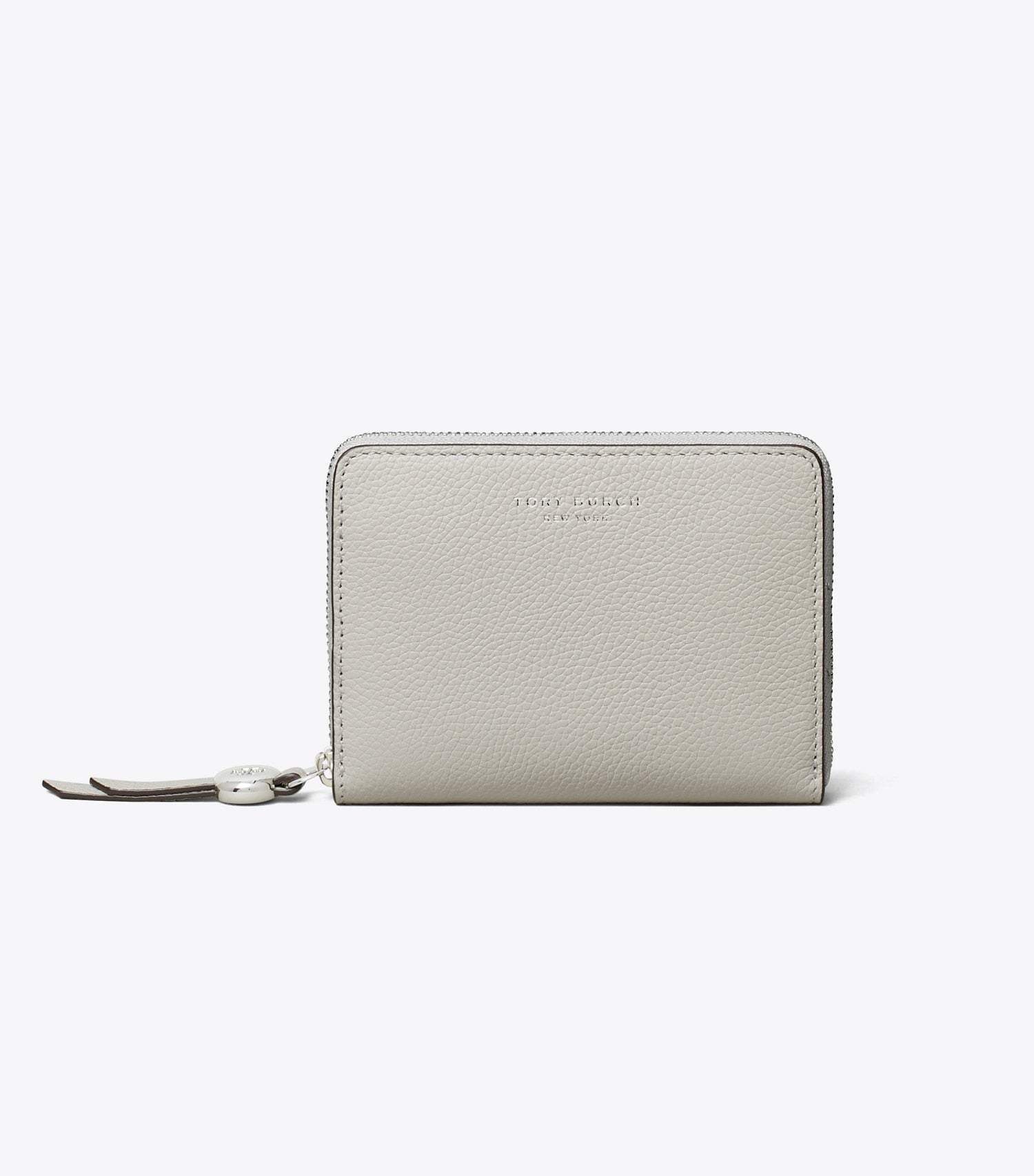 Tory Burch Medium Leather Wallet - Dove Gray
