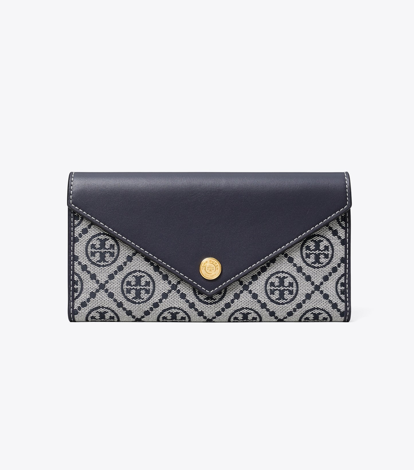 Tory Burch T Monogram Envelope Wallet - Tory Navy