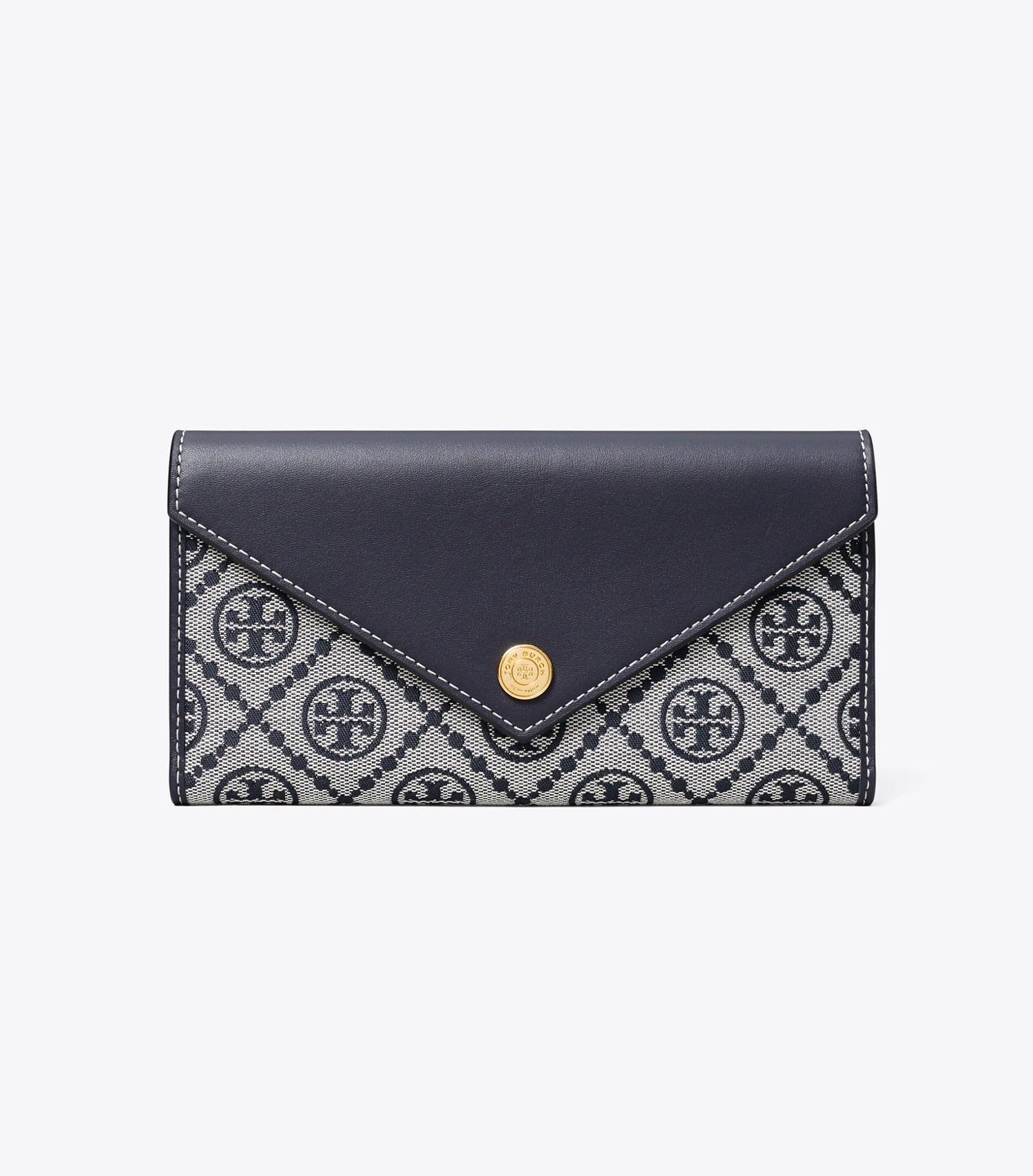 Tory Burch T Monogram Envelope Wallet - Tory Navy