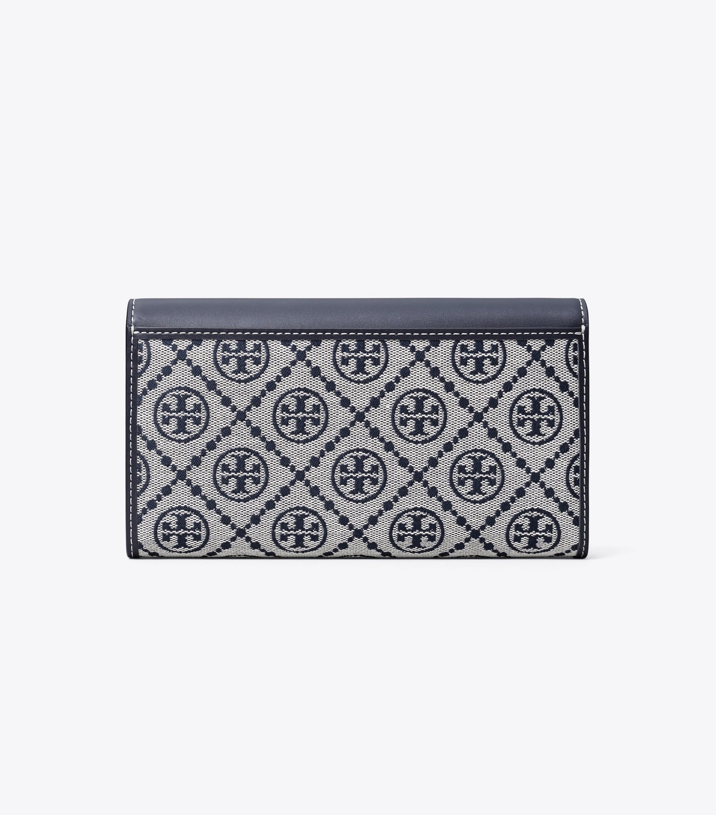 Tory Burch T Monogram Wide Envelope Wallet - Tory Navy