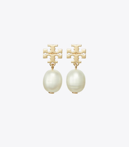 Tory Burch Moondance Pearl Drop Earrings - Tory Gold/Ivory