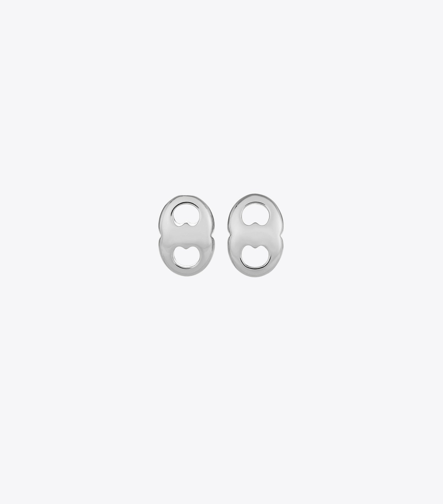 Tory Burch Gemini Stud Earrings - Light Silver