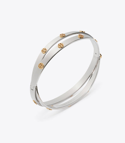 Tory Burch Icon Double Bracelet - Tory Gold / Tory Silver