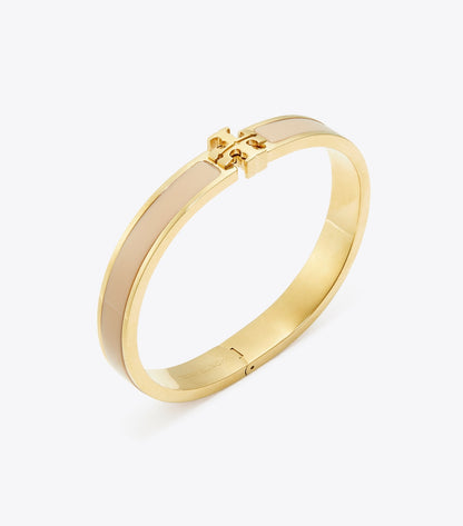 Tory Burch Medium Icon Bracelet - Tory Gold / Tan