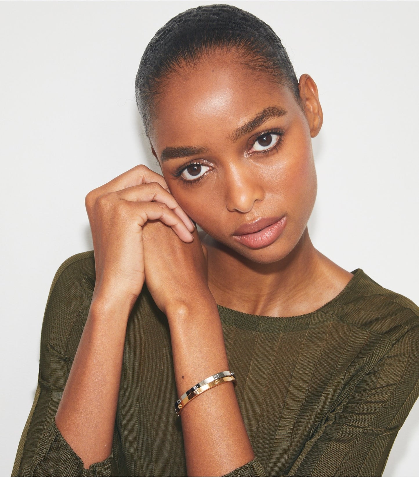 Tory Burch Icon Stud Cuff - Tory Gold