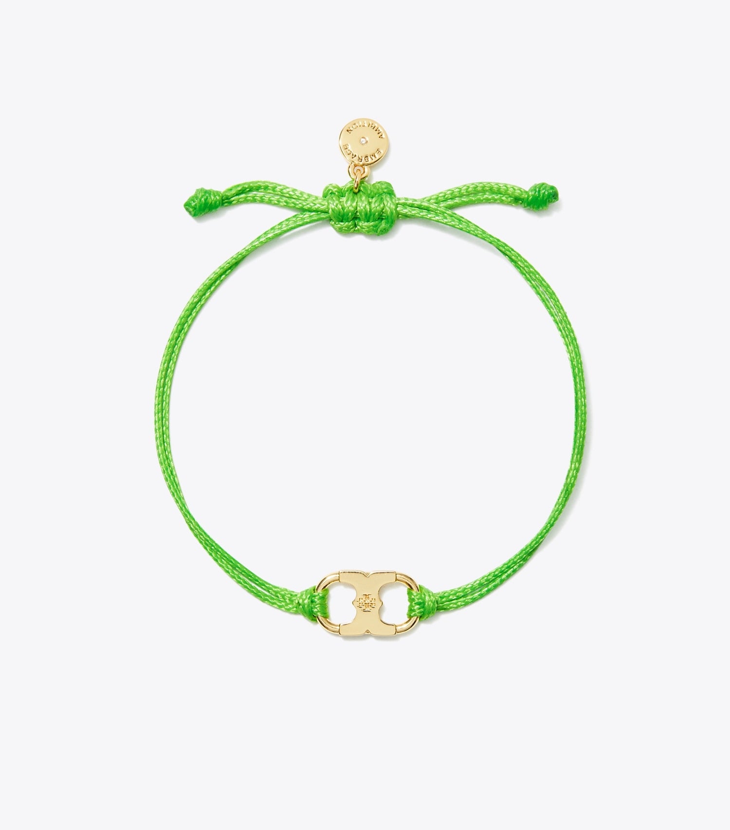 Tory Burch Embrace Ambition Bracelet - Tory Gold / Green